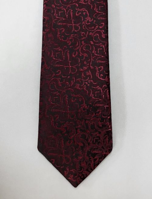 317 KRAVATA TISA RDEČA-ČRNA 317