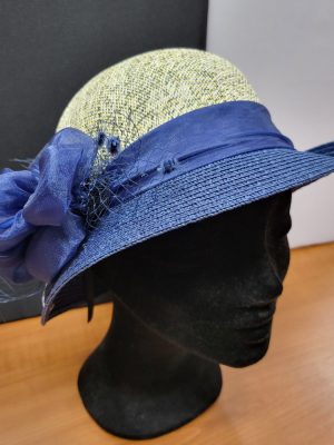 ŽENSKI KLOBUK MM BEŽ-MODER