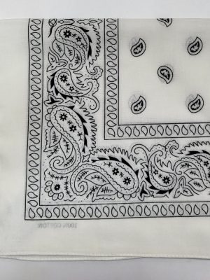 RUTA BANDANA bela-črna