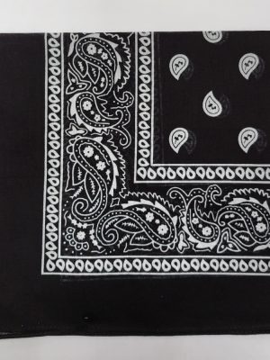 RUTA BANDANA črna-bela