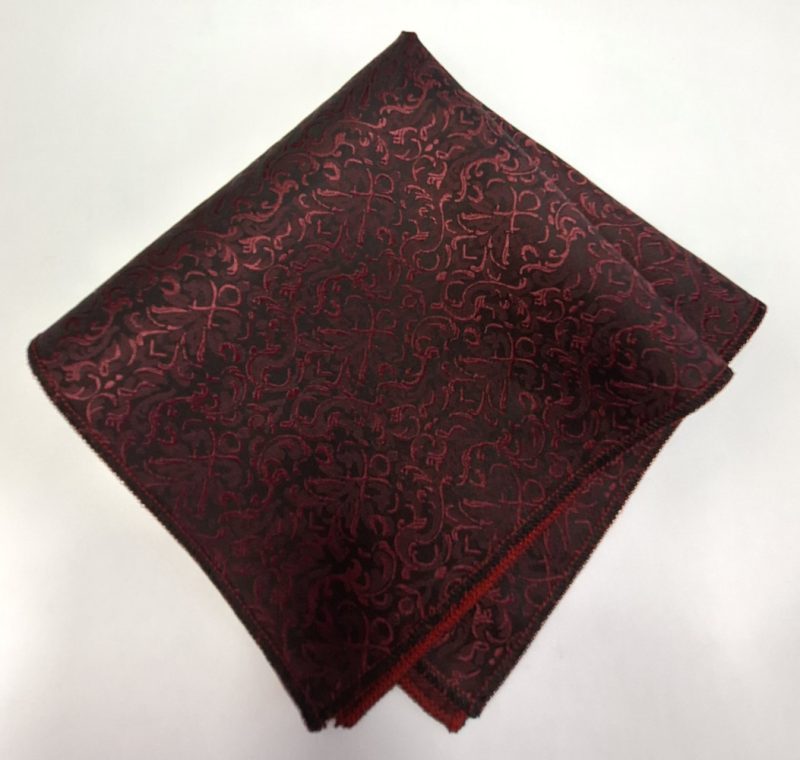 317 robček ŽEPNI ROBČEK RDEČO-ČRN 317