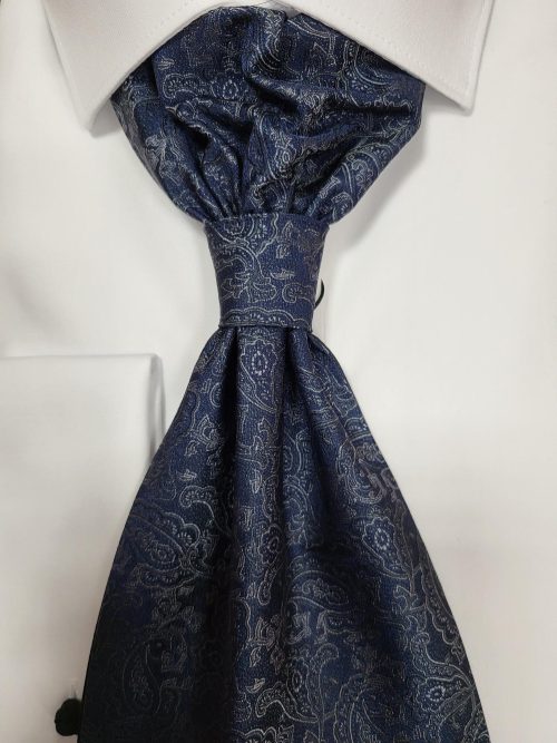 KRAVATA ASCOT ALEKSEJ MODRA 423 POROČNA