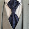 KRAVATA ASCOT ALEKSEJ MODRA 423 POROČNA