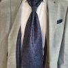KRAVATA ASCOT ALEKSEJ MODRA 423 POROČNA